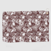 Serviette De Golf Jungle Skulls Golf Towne (Horizontal)