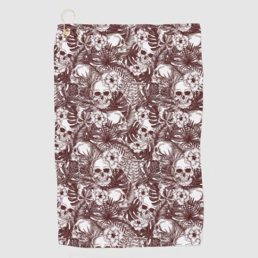 Serviette De Golf Jungle Skulls Golf Towne (Devant)