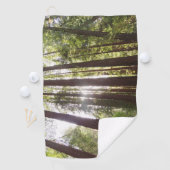 Serviette De Golf Jusqu'aux séquoias du matin (En situation)