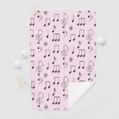 Serviette De Golf Just Noté Rose (En situation)