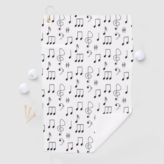 Serviette De Golf Juste noté (En situation)