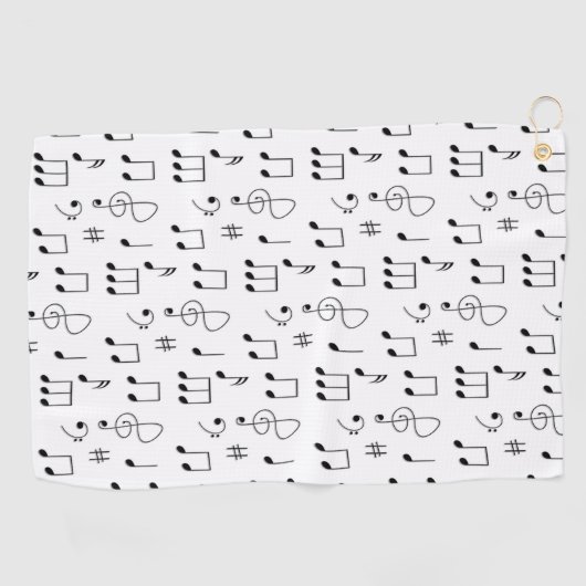 Serviette De Golf Juste noté (Horizontal)