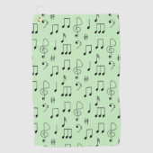 Serviette De Golf Juste noté vert (Devant)