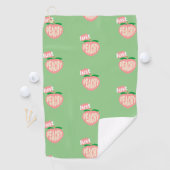 Serviette De Golf Juste Peachy (En situation)