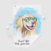 Serviette De Golf Juste Rocking Les Années D'Or Drôle Pun Retraite (En situation)