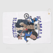 Serviette De Golf Kamala Harris Bootleg Rap (Horizontal)