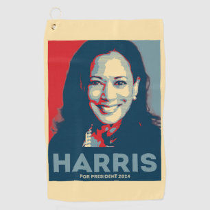 Serviette De Golf Kamala Harris pour le président 2024 - Hope