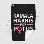 Serviette De Golf Kamala Harris pour POTUS I (En situation)