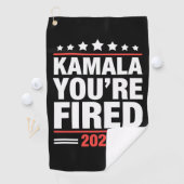 Serviette De Golf Kamala Vous êtes Fired Kamala Harris 2024 (En situation)