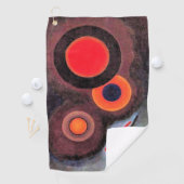 Serviette De Golf Kandinsky - Composition avec cercles (En situation)