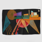 Serviette De Golf Kandinsky - Interprétation Abstraite (Horizontal)
