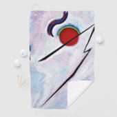 Serviette De Golf Kandinsky - Ligne angulaire (En situation)