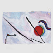 Serviette De Golf Kandinsky - Ligne angulaire (Horizontal)