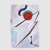 Serviette De Golf Kandinsky - Ligne angulaire (Devant)