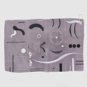 Serviette De Golf Kandinsky - Quatre Parties, (Horizontal)
