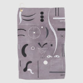 Serviette De Golf Kandinsky - Quatre Parties, (Devant)