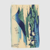 Serviette De Golf Katsushika Hokusai - Umegawa dans la province de S (Devant)