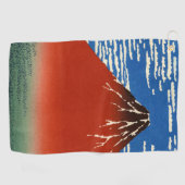 Serviette De Golf Katsushika Hokusai - Vent Fin, Matin Clair (Horizontal)
