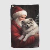 Serviette De Golf Keeshony Avec Noël Festif Du Père Noël (Devant)