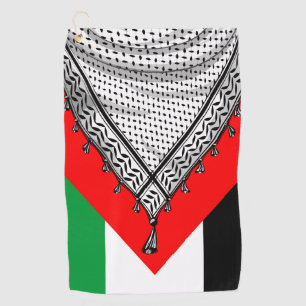 Serviette De Golf Keffiyeh Écharpe palestinienne tissu traditionnel