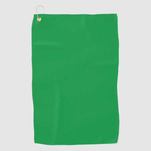 Serviette De Golf Kelly Green #06983E, Algues (Devant)