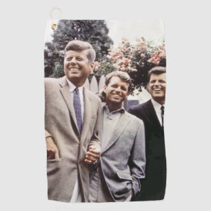 Serviette De Golf Kennedy Brothers, président John, Robert & Ted