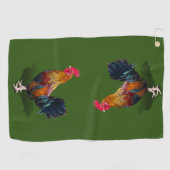 Serviette De Golf Key West - Rooster tzigane (Horizontal)