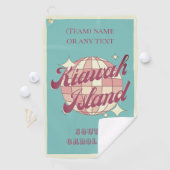 Serviette De Golf Kiawah Island Caroline du Sud États-Unis golfeur (En situation)