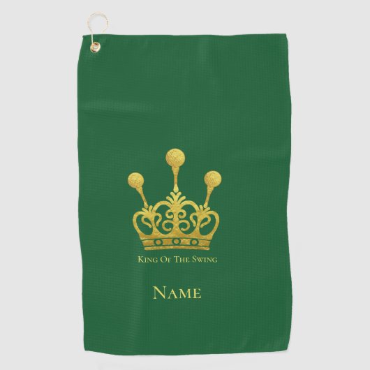 Serviette De Golf King Of The Swing (Devant)