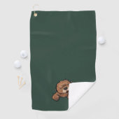 Serviette De Golf KiniArt Castor (En situation)