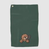 Serviette De Golf KiniArt Castor (Devant)
