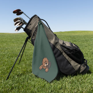 Serviette De Golf KiniArt Castor