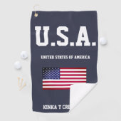 Serviette De Golf Kinka T Creations des États-Unis (En situation)