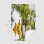 Serviette De Golf Kinkaku-ji, le pavillon d'or, Kyoto (En situation)