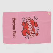 Serviette De Golf Kissing Comic Sound Effect (Horizontal)