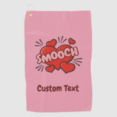 Serviette De Golf Kissing Comic Sound Effect (Devant)