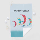 Serviette De Golf Kite Surf (En situation)