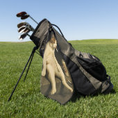 Serviette De Golf Kitten Cigarette Drôle Chat Fumeur Mème Génération (Vert)