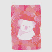 Serviette De Golf Koala Fleur de vie (Devant)