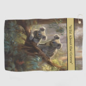 Serviette De Golf Koala Forest Dreams personnalisable (Horizontal)