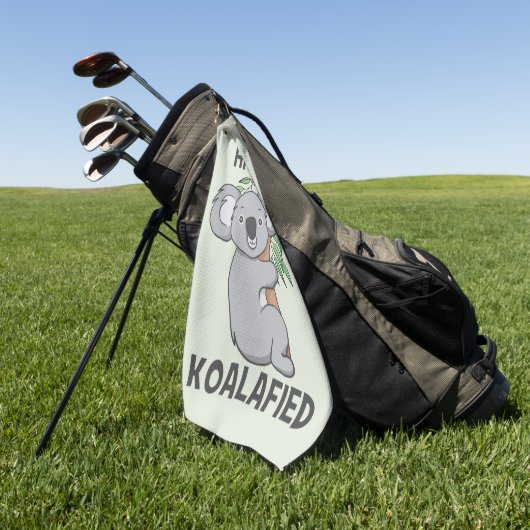 Serviette De Golf Koala hautement Koalafied (Vert)