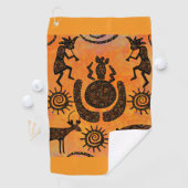 SERVIETTE DE GOLF KOKOPELLI  (En situation)