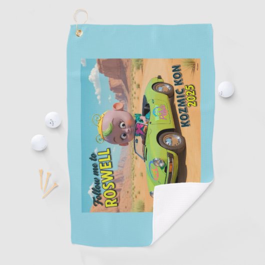 Serviette De Golf Konvention microfiber golf towel (En situation)