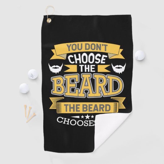 Serviette De Golf La Barbe Vous Choisit (En situation)