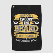 Serviette De Golf La Barbe Vous Choisit (Devant)