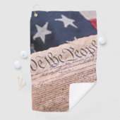 Serviette De Golf La Constitution (En situation)
