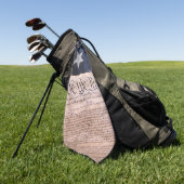 Serviette De Golf La Constitution (Vert)