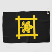 Serviette De Golf La crête Tachibana de la secte Nichiren (Horizontal)