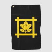 Serviette De Golf La crête Tachibana de la secte Nichiren (Devant)