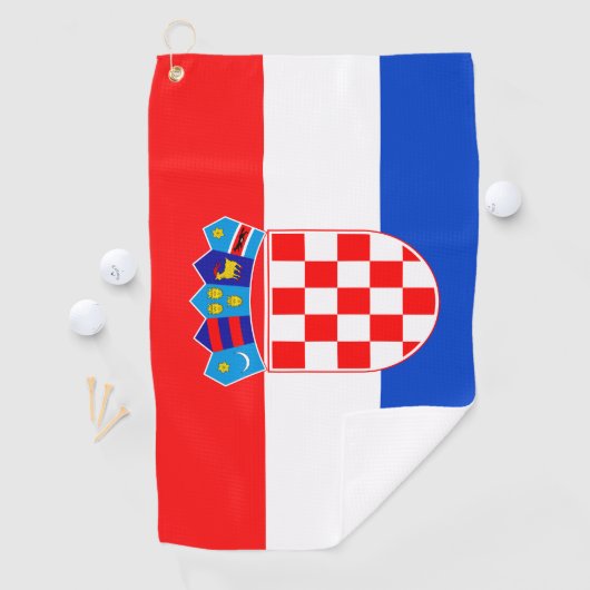 Serviette De Golf La Croatie (En situation)